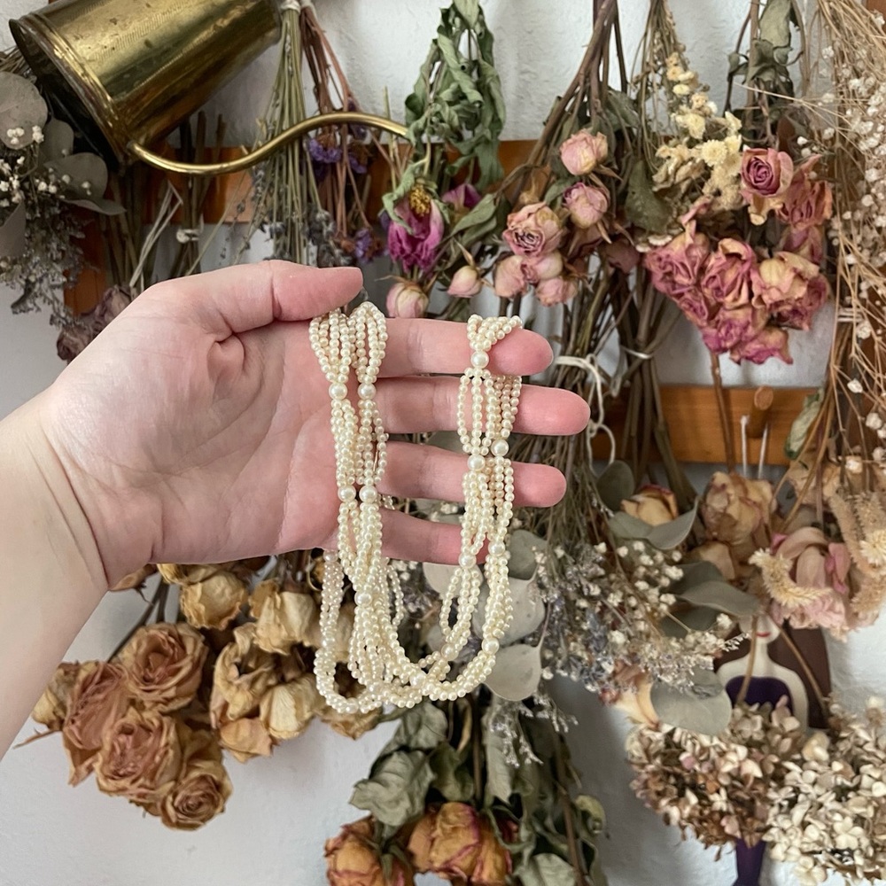 Vintage Costume Pearl Necklace